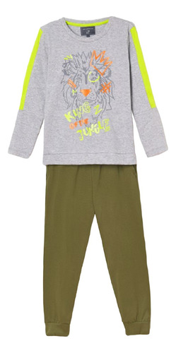 Pijama Nene Invierno Lion Mini Promesse Mb25017