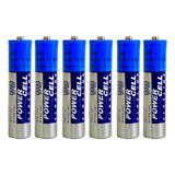 Combo X6 Baterías Pilas Aaa 1.5v Cilíndrica Alcalina Carbono