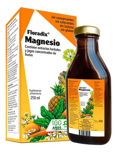 Magnesio  Liquido 250ml  Puro Natural