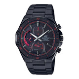 Reloj Casio Edifice Negro Efs-s560dc-1a Bluetooth Pila Solar Color Del Fondo S560dc