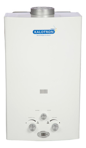 Calentador Instantaneo Gas Natural 7l 2.5 Servicios Kalotron Color Blanco Tipo De Gas Gn