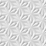 Papel De Parede Efeito Gesso 3d Geométrico Flor 9 18m