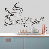 Vinil Decorativo Cafeteria Cocina Estancia Amor X El Coffee