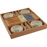 Set Para Sushi Para 4 Personas En Caja De Regalo Porcelana