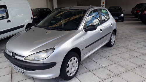 PEUGEOT 206 SELETION 2001 PRATA C/ AR CONDICIONADO