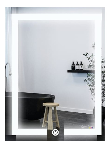 Espejo Rectangular Bilet Touch Para Baño 