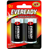 Pila Eveready Carbon Zinc Modelo 1250 Tamaño D Blister Con 2 Unidades 1.5v 