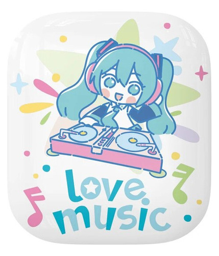 Auriculares Anime Miku Earbuds Ipx5 A Prueba De Agua