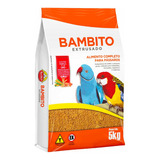 Ração Bambito Extrusado - 5kg - Biotron - Ração Para Aves