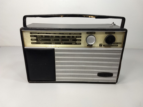 Rádio Zilomag Trp-346 Antigo Portatil Funciona Para Reparo