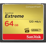 Sandisk Extreme Compactflash 64gb Tarjeta De Memoria