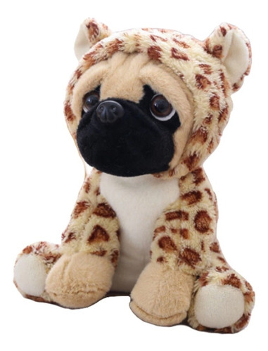 Peluche Tierno Adorable Perrito Pug Con Disfraz 25 Cm 