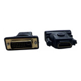 Adaptador Dvi 24 Pines + 1 Macho A Hdmi Hembra Genérico