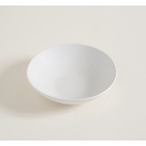 Bowl De Ceramicatramado Blanco Linea Praga 20x5cm