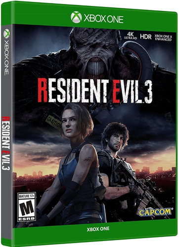 Resident Evil 3 Remake Xbox One Nuevo En Español