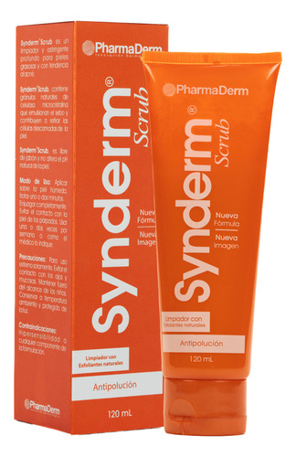 Limpiador Synderm Scrub Exfoliante Antpolucion 120ml