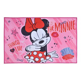 Bajada De Cama Alfombra 80x120 Minnie Cute Disney Original