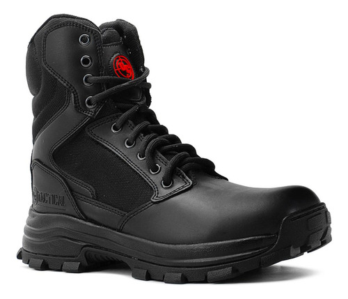 Bota Oc Tactical Caballero Estilo Militar Casuales Negro 