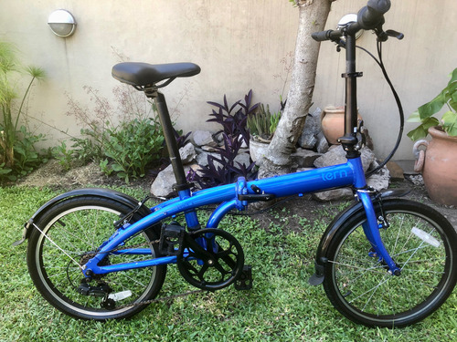 Bicicleta Plegable Tern Link B7 Con Guardabarros. 