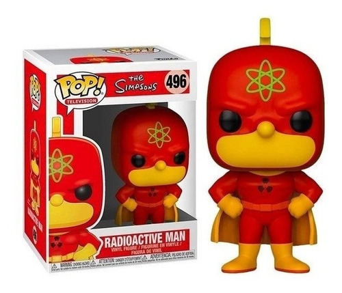 Hombre Radioactivo Funko Pop #496 Los Simpsons