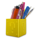 Porta Canetas - Mario Surprise Box - Amarelo Silk