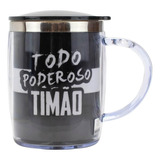 Copo Caneca Térmica P\ Chopp Cerveja C\ Tampa 450ml Corinthi