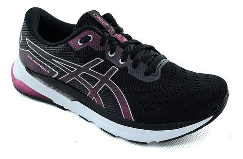 Tênis Esportivo Corrida Asics Gel Shinobi 2 Preto E Rosa Fem