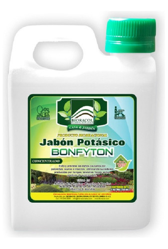 Jabón Potásico  250 Ml Concentrad - Unidad a $23100