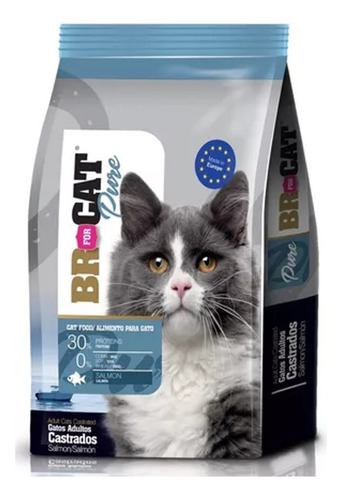 Br For Cat Adultos Castrados 3kg Salmón