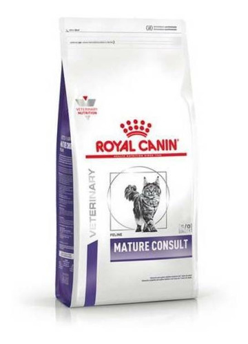 Alimento Royal Canin Veterinary Care Nutrition Feline Mature Consult Stage 1 Para Gato Senior Sabor Mix En Bolsa De 1.5 kg