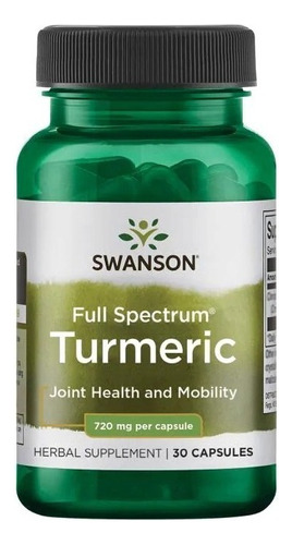 Curcuma Turmeric 720 Mg 30 Caps Salud Del Higado