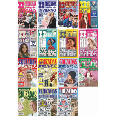 Revista 33 Cruzadas Paquete 15 Piezas Diferentes Edigrama | Meses sin interés