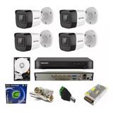 Dvr 08 Canais Hikvision / 04 Cameras Hikvision Full / Hd 1t