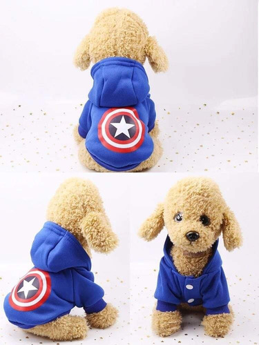 Ropa Diseño Super Héroes Para Mascotas Pequeñas 