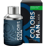 Benetton Colors Black Perfume Hombre Edt X 60ml Masaromas