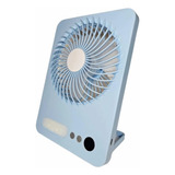 Ventilador Lampara De Escritorio Usb Plegable Portatil