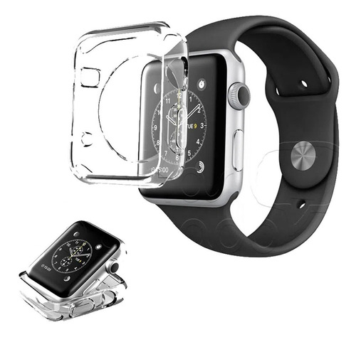 Capinha Case Bumper Para Apple Watch E Iwo 38/40/42/44mm