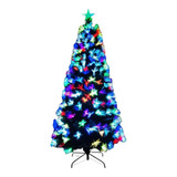¡árbol De 150 Con Luz Led, Fibra Óptica Y Estrella Led!