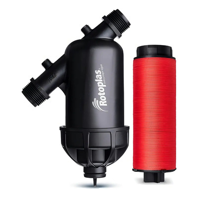 Filtro Rotoplas De Discos Lavables Y Porta Filtro Color Negro | Envío gratis
