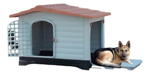 Casa Para Perro Grande Plegable Con Puerta De Doble Acceso