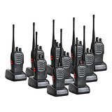 Set 10 Radios Baofeng Bf-888s Uhf 2 Vias Walkie Talkie M S I