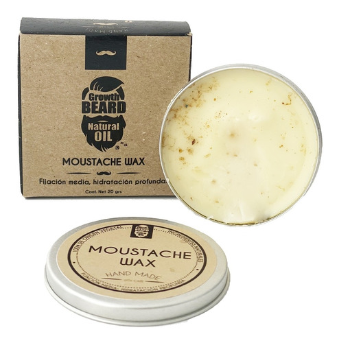 Cera Moustache  Para Definir Barba Y Bigote 100% Natural