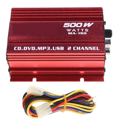 Mini Amplificador Estéreo Hi-fi De 500w Y 2 Canales For