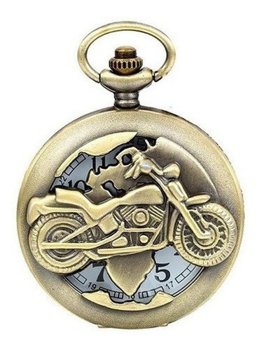 Reloj Bolsillo Moto Harley + Estuche Dayoshop