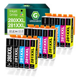 Cartuchos De Tinta Greenbox Compatibles Canon Pixma Paquete