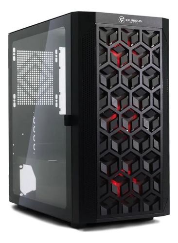 Gabinete Blaster Xfurious Midtower Com 3fans Vidro Temperado