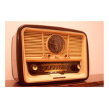 Vinilo 20x30cm Cuadro Decorativo Radio Vintage Clasico P5