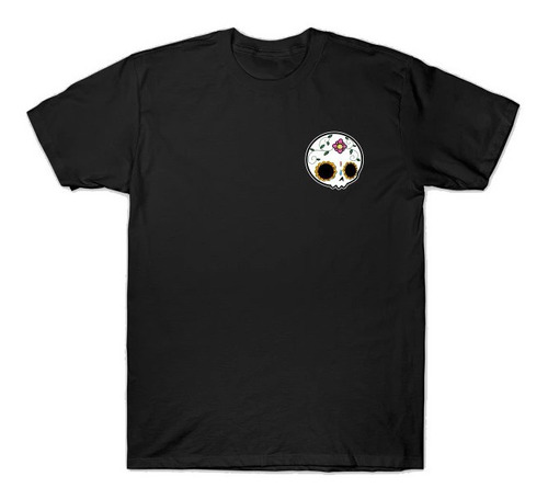 Playera Camiseta Especial Dia De Muertos Calavera Bolsillo 