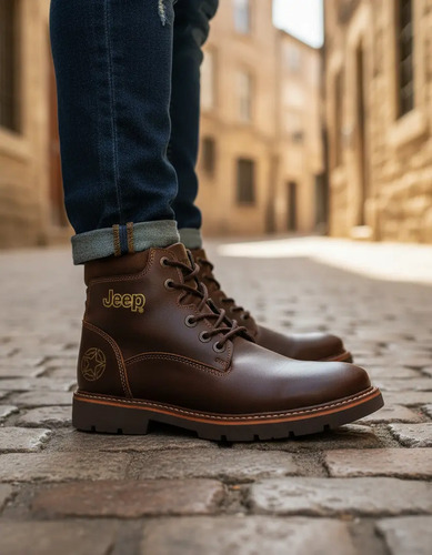 Botas Jeep Footwear 9802 Para Hombre Piel Calzado Caballero | Meses sin interés