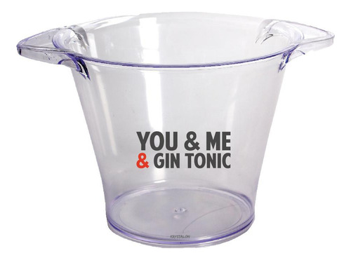 Balde De Gelo Personalizado You&me And Gin Tonic